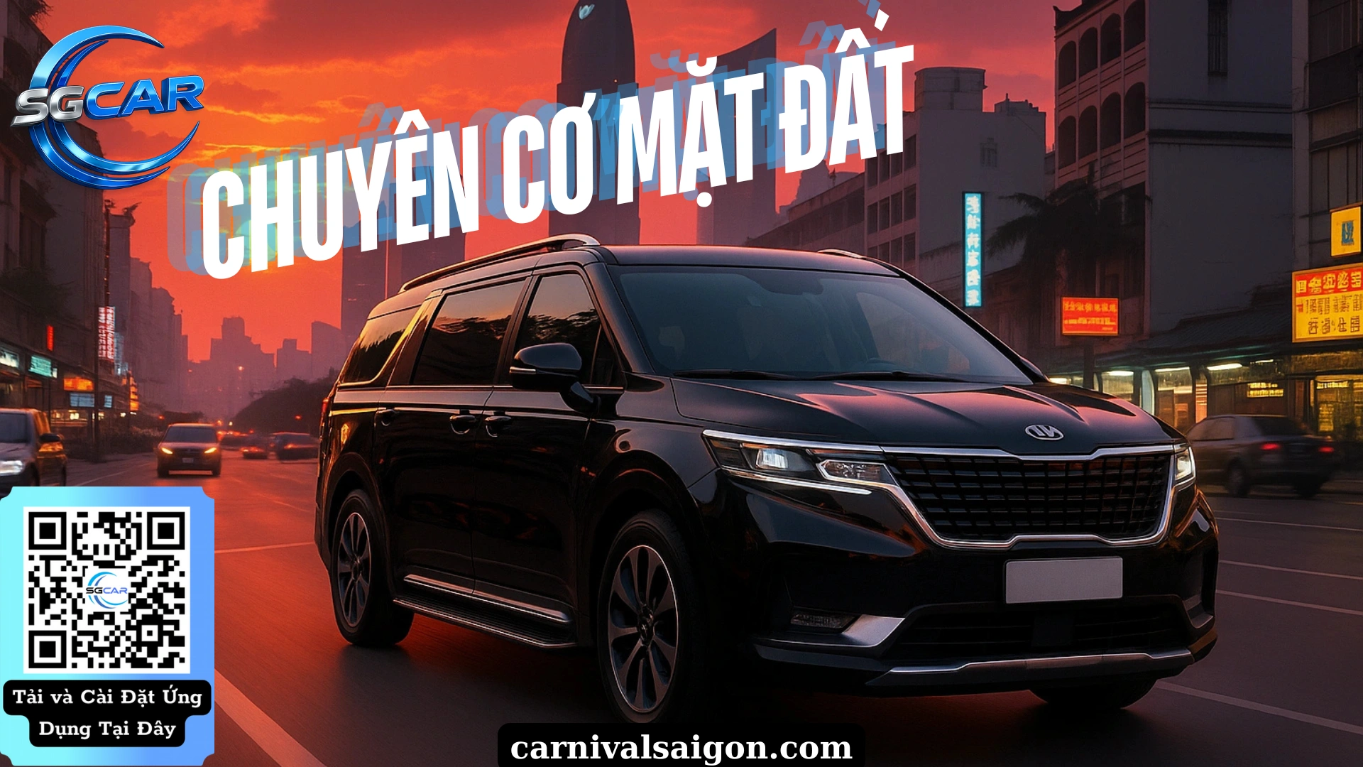 Thuê xe Carnival - Chuyên cơ mặt đất "7 chỗ"