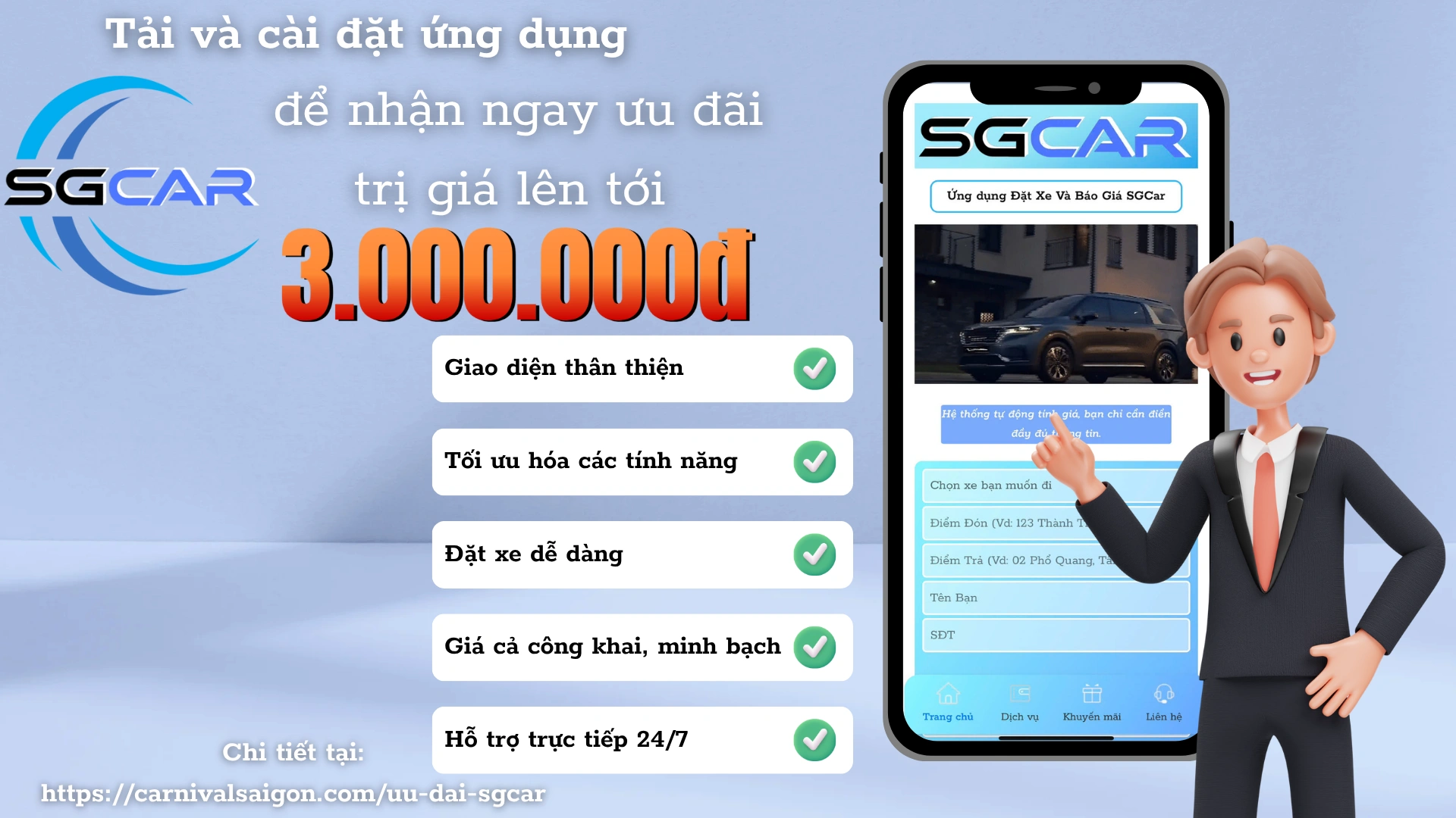 Hướng Dẫn Tải Ứng Dụng SGCar